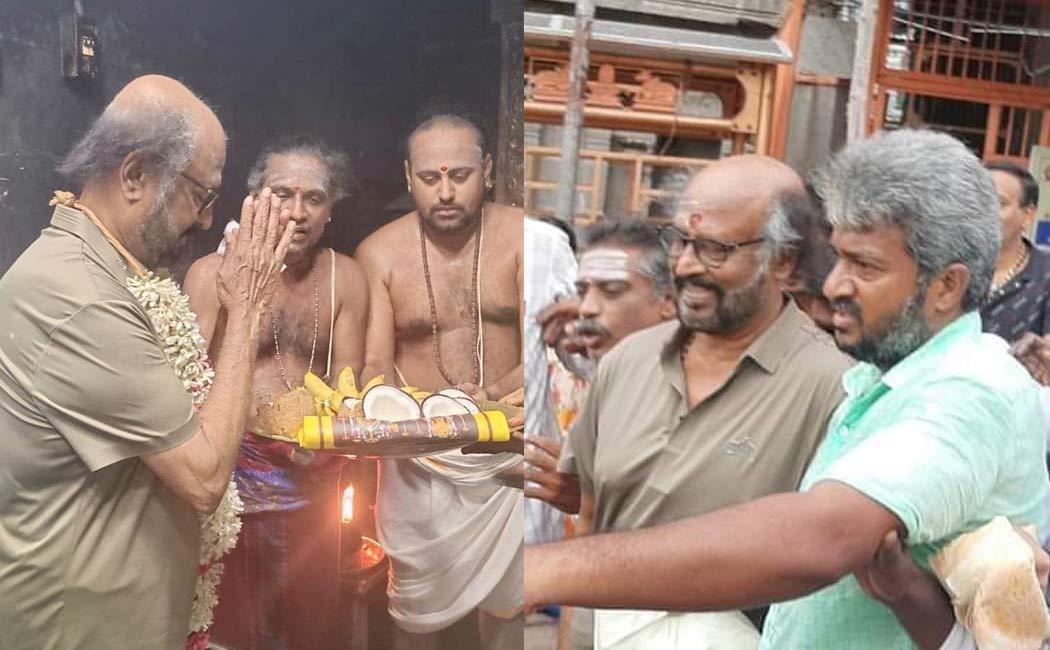 rajini visit thiruvannamalai temple