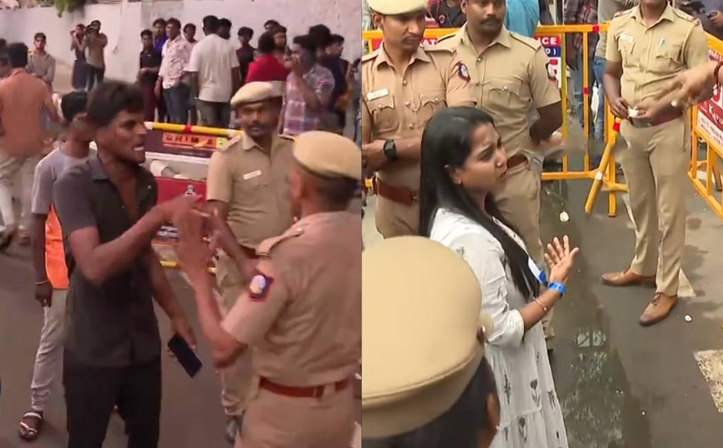 leo success meet Fans in an argument