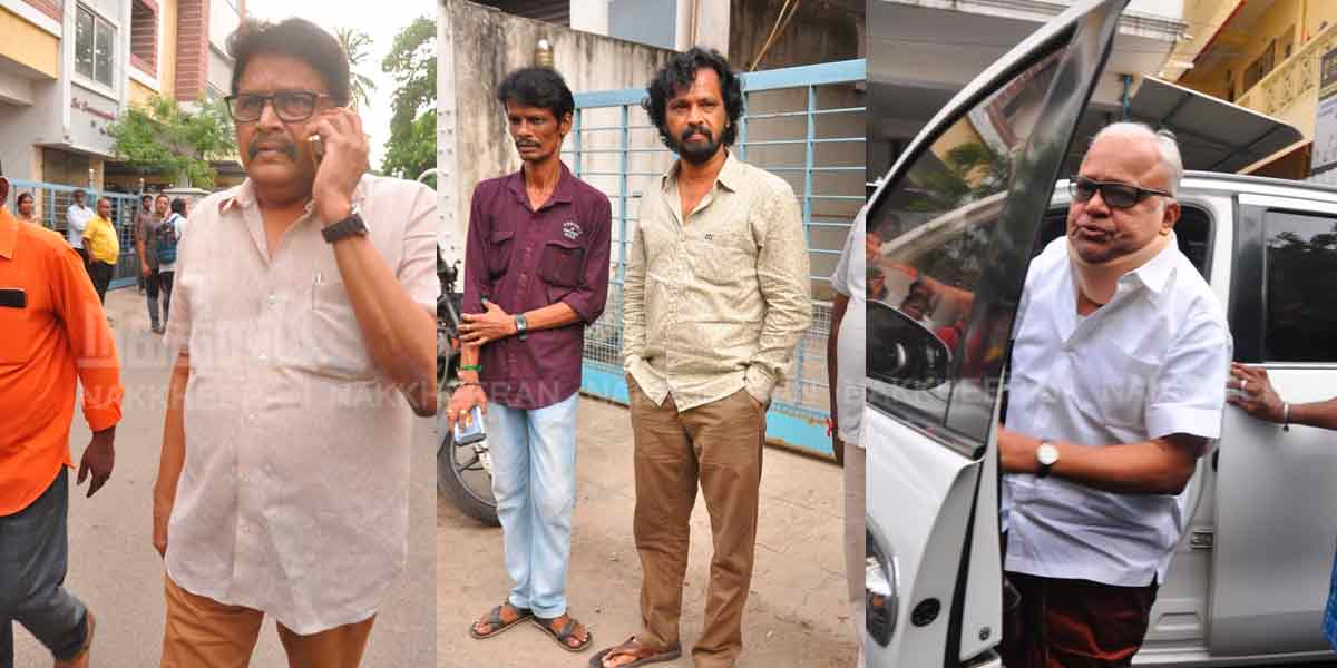 Celebs who paid tribute to Manobala in person (Photos)