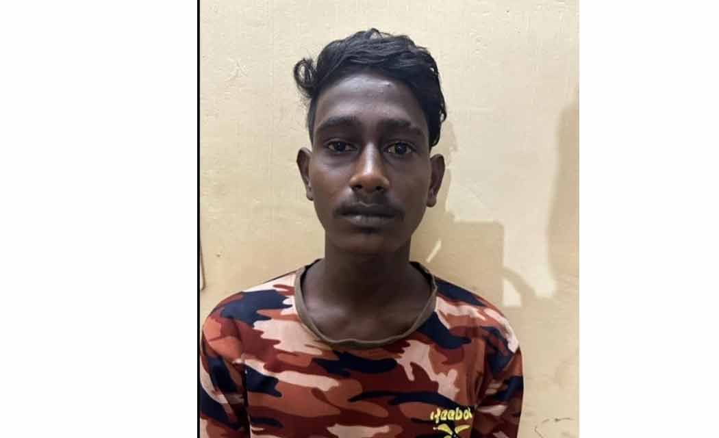 youth who done unlawful activity on the railway platform was arrested