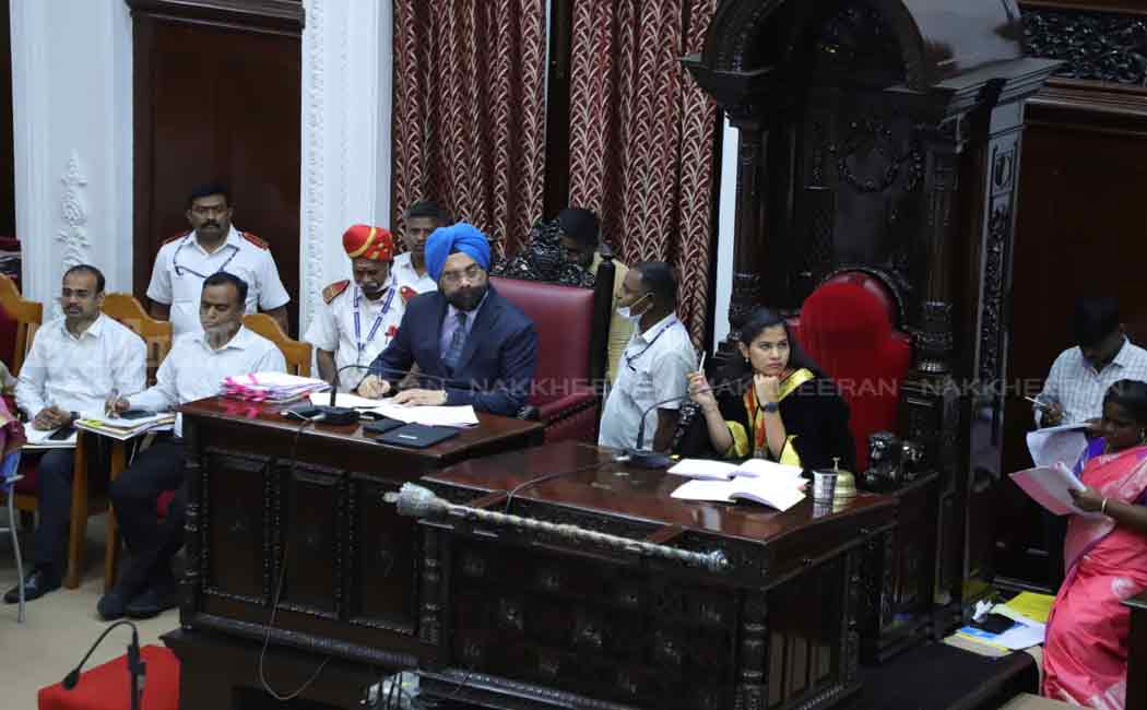 greater chennai corporation council meeting held ripon building