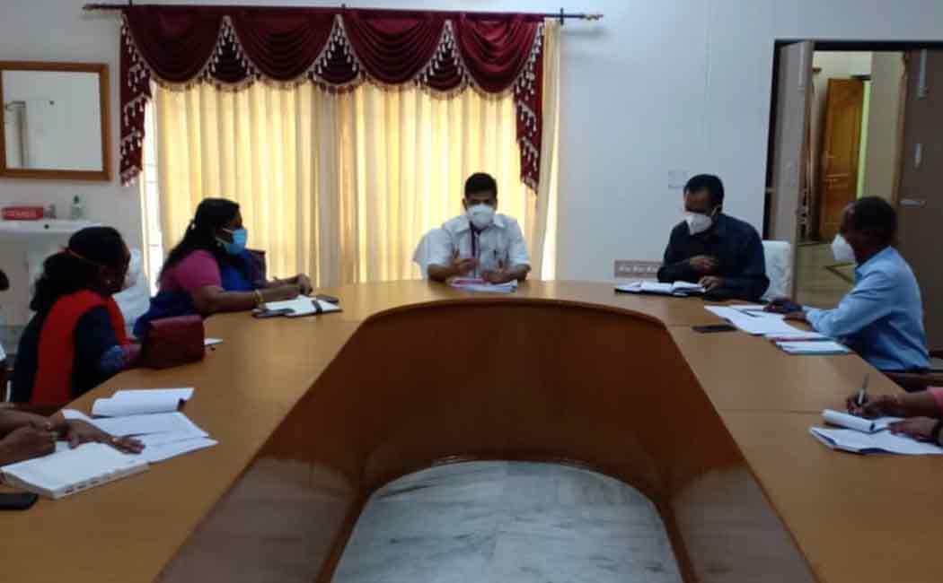Chief Secretary to the Government of Tamil Nadu meeting in Villupuram