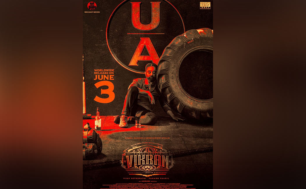 ua certificate kamalhaasan vikram movie
