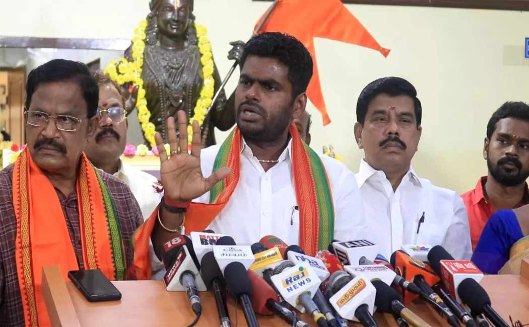 “Should we accept it because the governor said it? No need” Annamalai