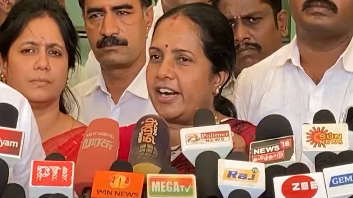 'Why did this change happen to the Chief Minister?' - BJP's Vanathi Srinivasan asks