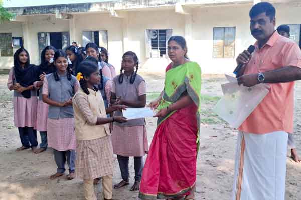 Tamil inscriptions that sparked interest among school students
