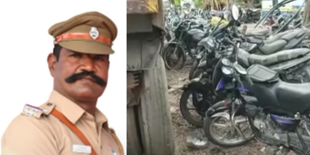 The SI who used the two-wheeler seized in the accident for 4 years was dismissed