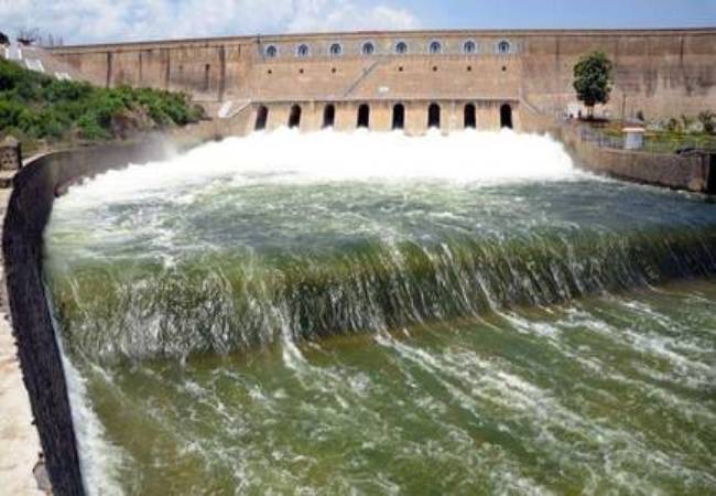 salem district mettur dam water level