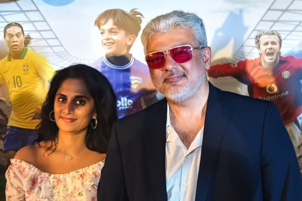 shalini wishes ajith to car race
