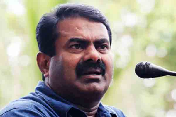 seeman criticize bjp and dmk
