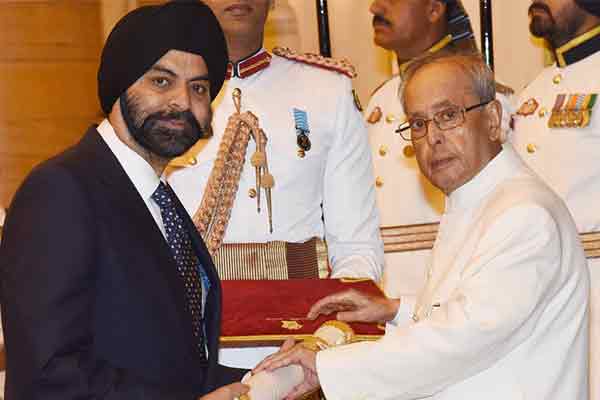 ajaypal singh banga selected world bank chief from official announcement