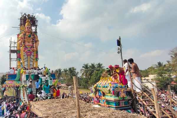 cuddalore virudhachalam forty seven feet murugan statue function