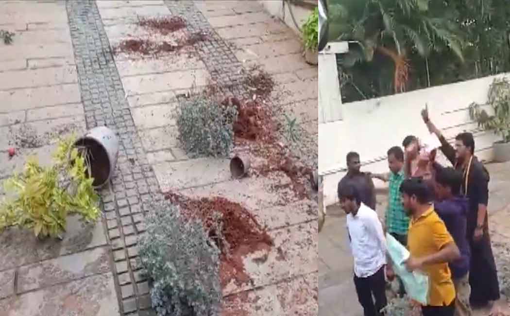 Stone pelting on actor Allu Arjun's house 8 arrested