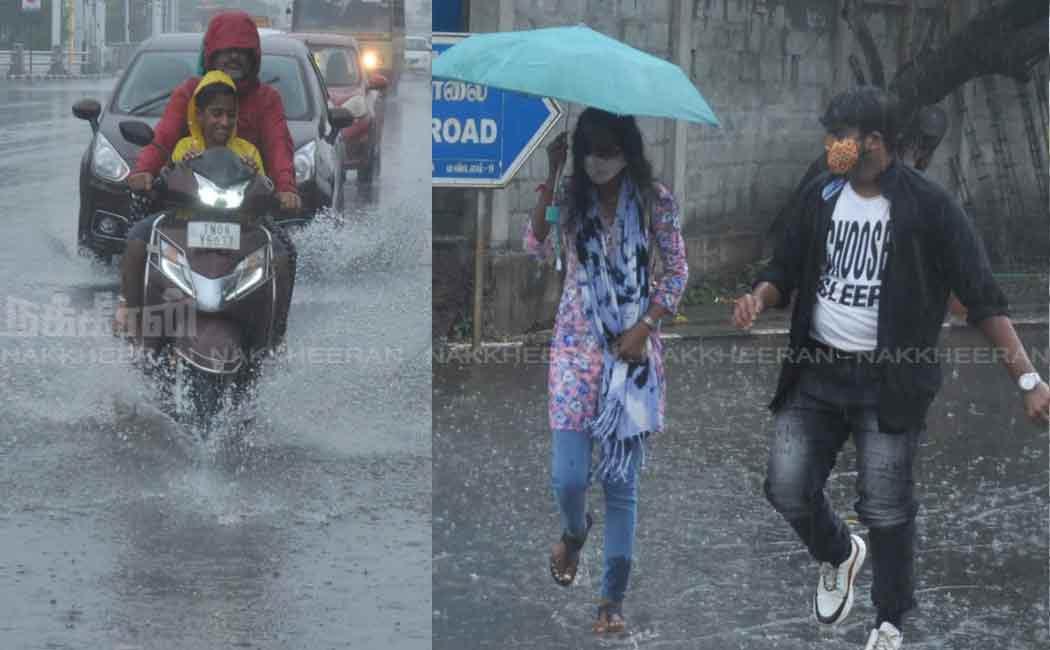 Sudden rain; Chennai in cold weather