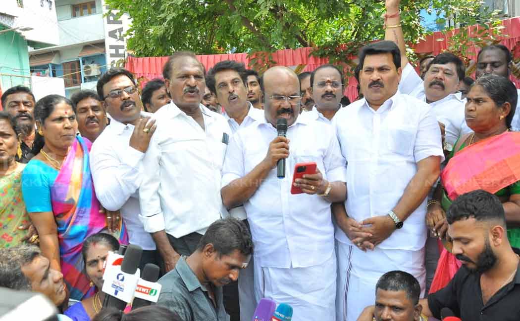 admk jayakumar pays tribute to tamil language martyr