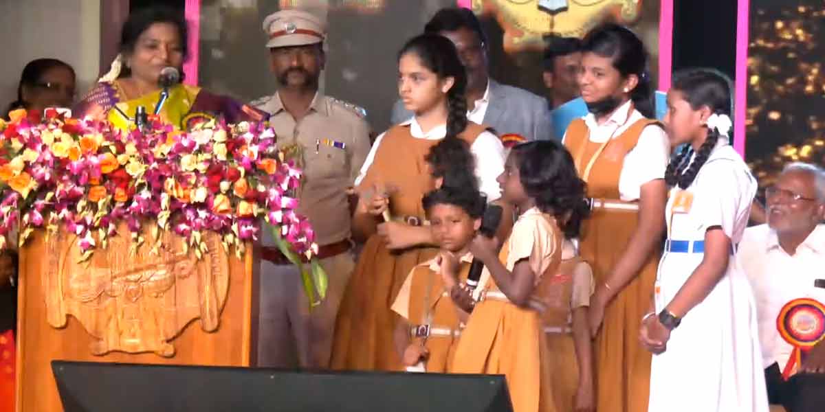'How did you become a governor...' - A schoolgirl questioned Tamilisai