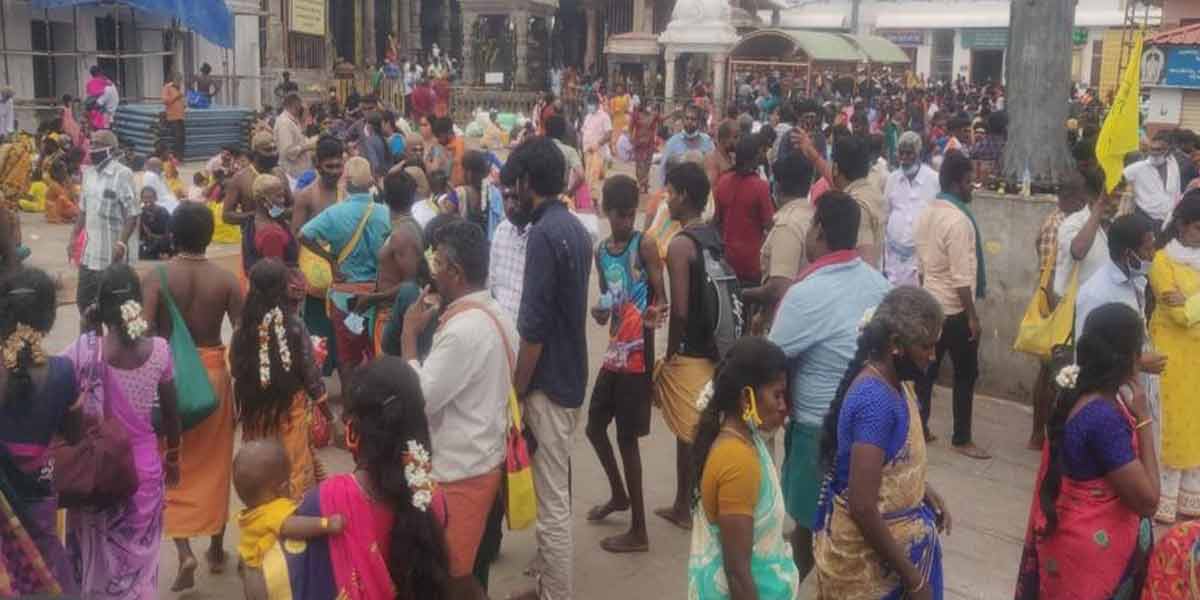 Today only one day can visit Murugan! -Palani 'stunned by devotees
