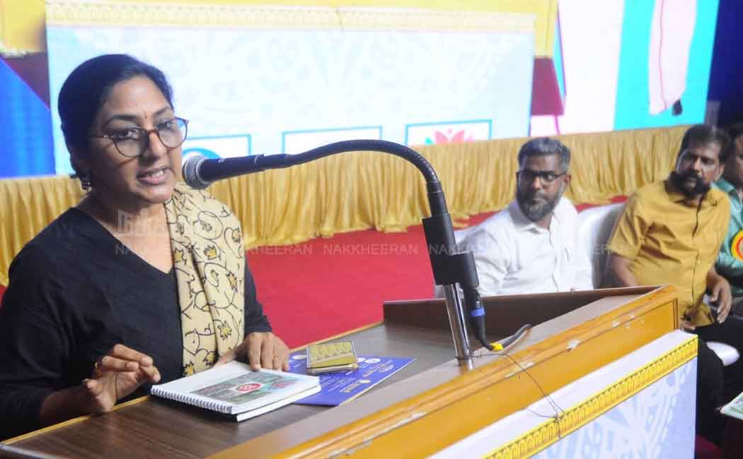 Rohini spoke on the book fair