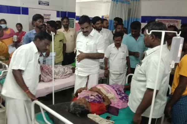 25 injured as van overturns MLA who went in person and said consolation!