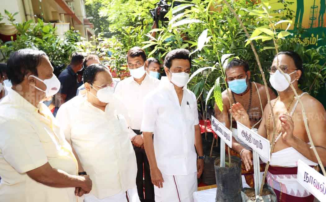Chief Minister MK Stalin launches sapling planting program