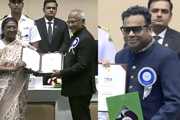 maniratnam, ar rahman receives national award