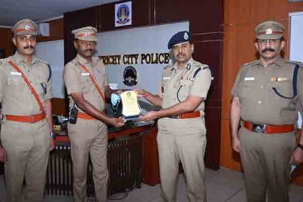 Tamil Nadu Government Award for Trichy Cantonment Police Station!