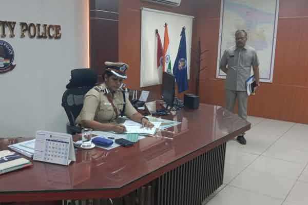 trichy first city police commissioner take a charge