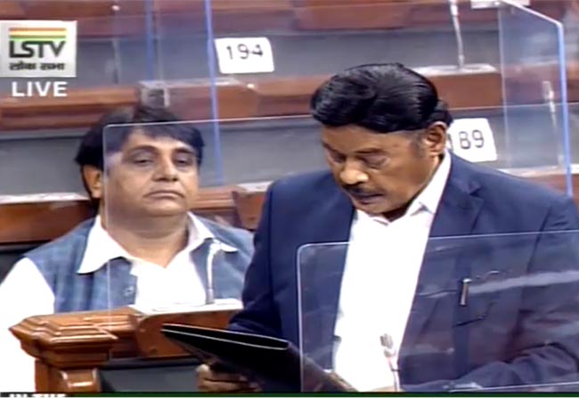 Paarivendhar mp speech at lok sabha