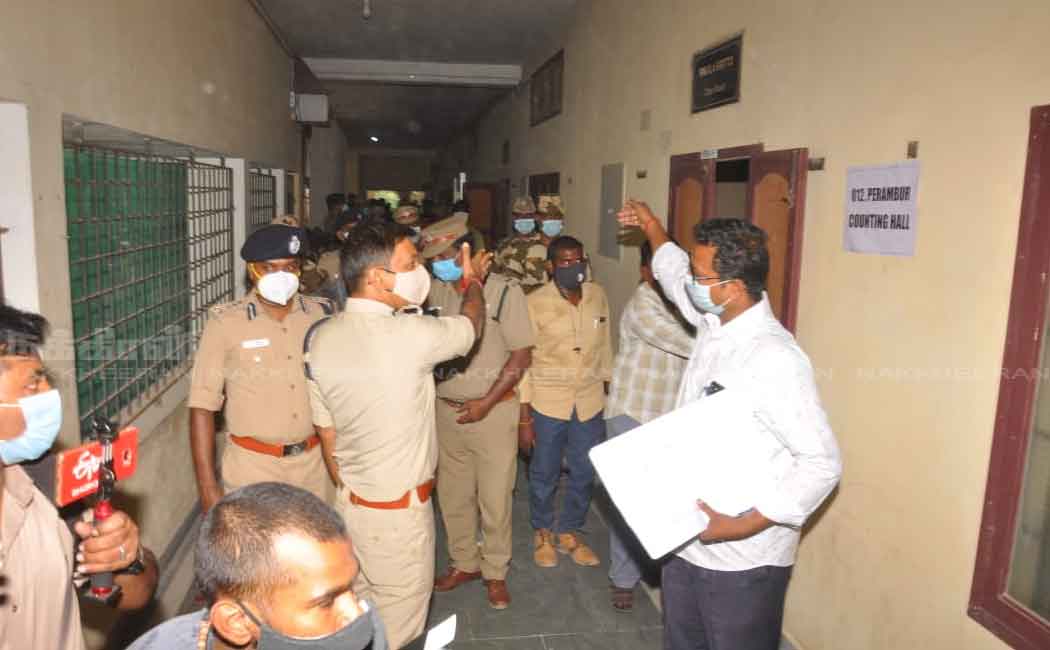 Commissioner of Police who personally inspected the vote counting center