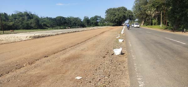 Thanjavur to Vikravandi road work