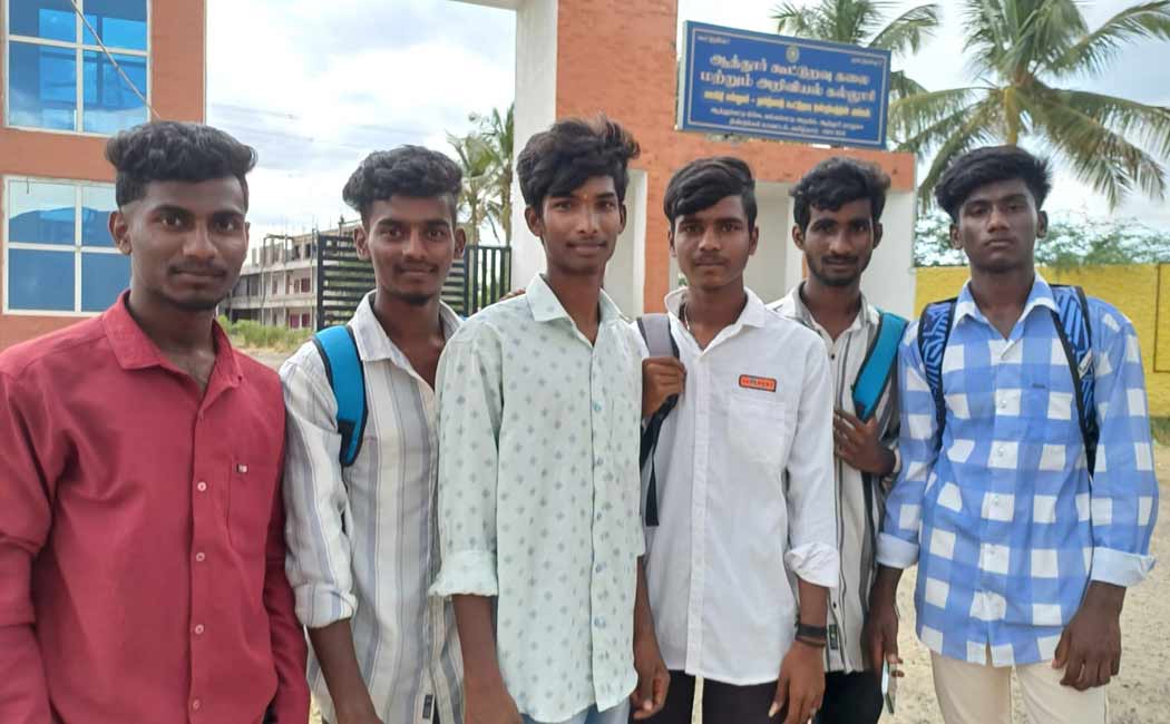 Minister I. Periyasamy who helped the education of poor students
