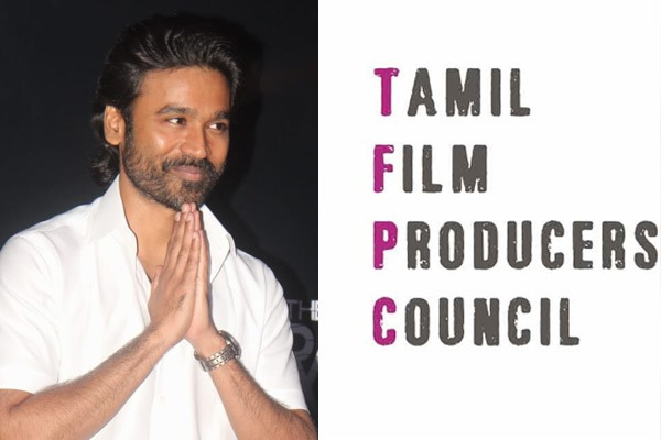 dhanush producer council problem solved