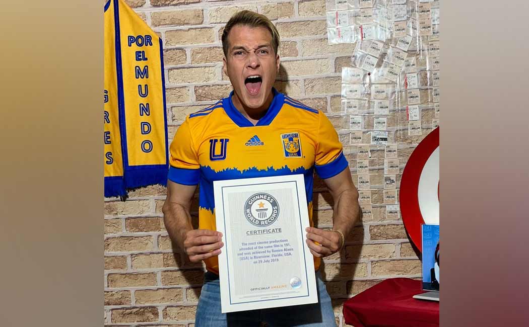 Ramiro Alanis Sets Guinness Record By Watching SpiderMan No Way Home 292 times