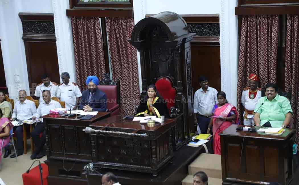 greater chennai corporation council meeting held ripon building