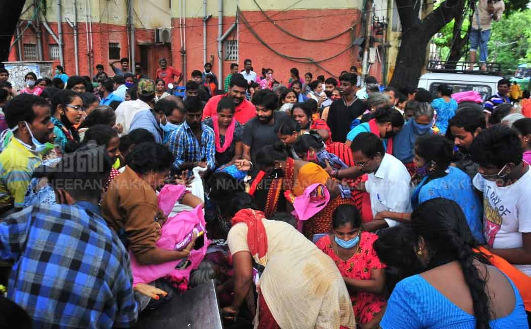Sasikala provided relief in KK Nagar