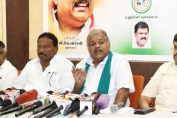 G.K. Vasan said DMK government cannot suppress the voice of opposition parties