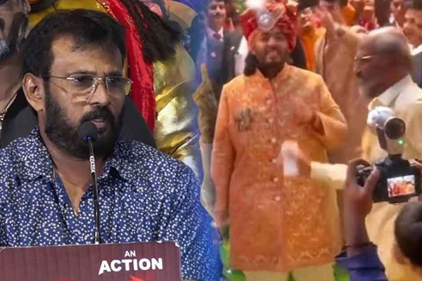 perarasu about rajini ambani wedding dance controversey