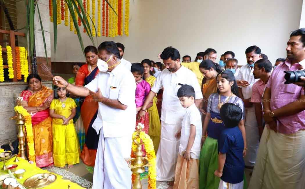 OPS birthday celebration in theni