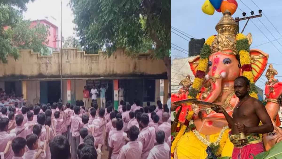 'Let's celebrate Ganesha Chaturthi with joy'- Controversy over school pledge circular