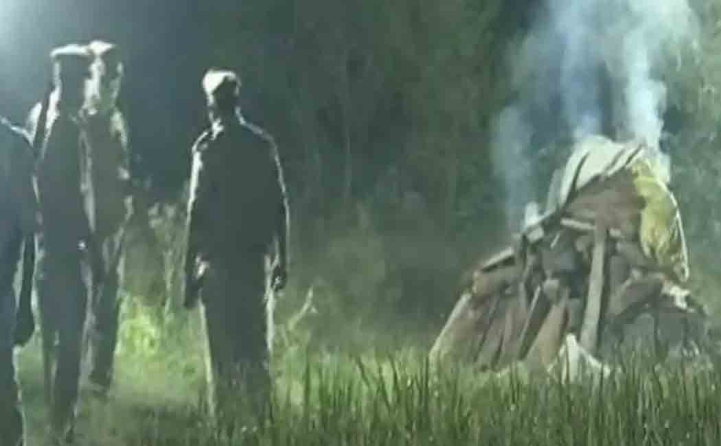bjp video on hathras victim funeral