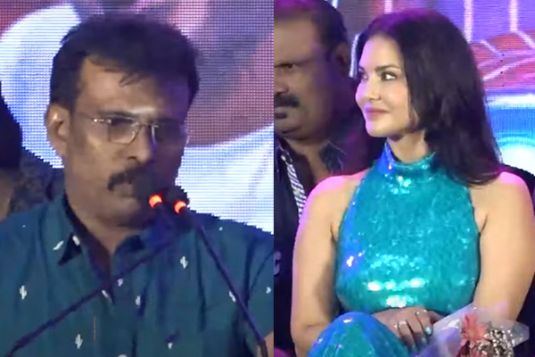 perarasu said he must learn hindi ti speak sunny leone