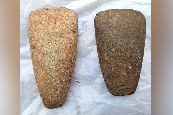 8000-year-old neolithic hand axe found in search of government school girl