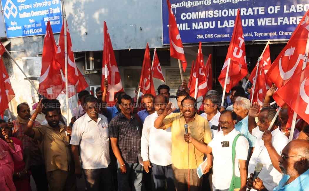 Contract Drivers for Government Bus; Workers struggle