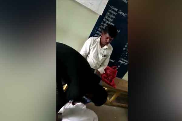 Caste atrocity that made a government employee fall on his feet
