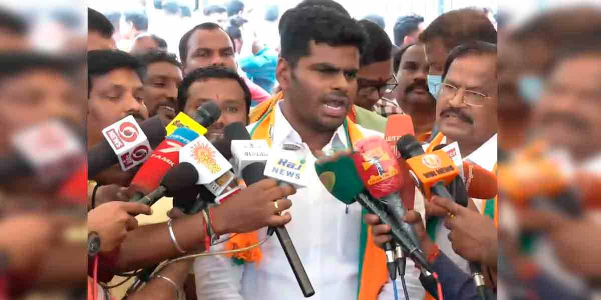 'It is my duty to develop the BJP - Annamalai interview