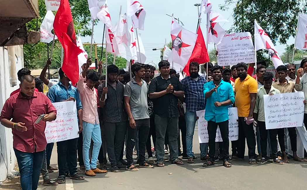 struggle against police who strip-searched a Tanjore student from his graduation ceremony