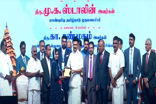 Tamil Day Festival P M.K. Stalin who presented the awards