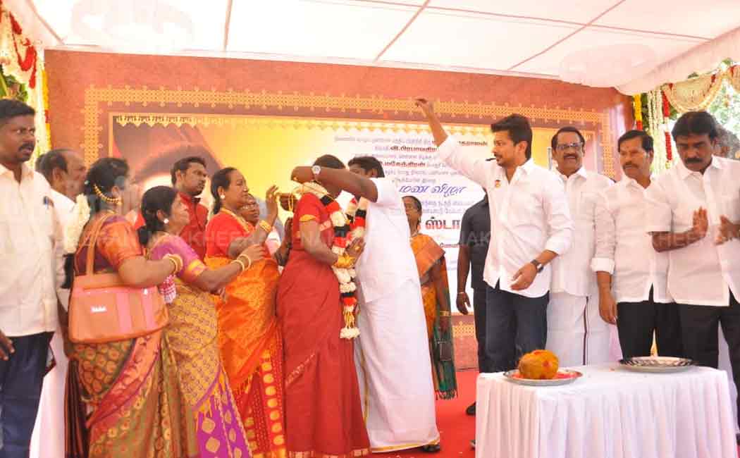 kolathur youthwing marriage minister udhayanithi stalin participated