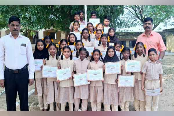 Tamil inscriptions that sparked interest among school students