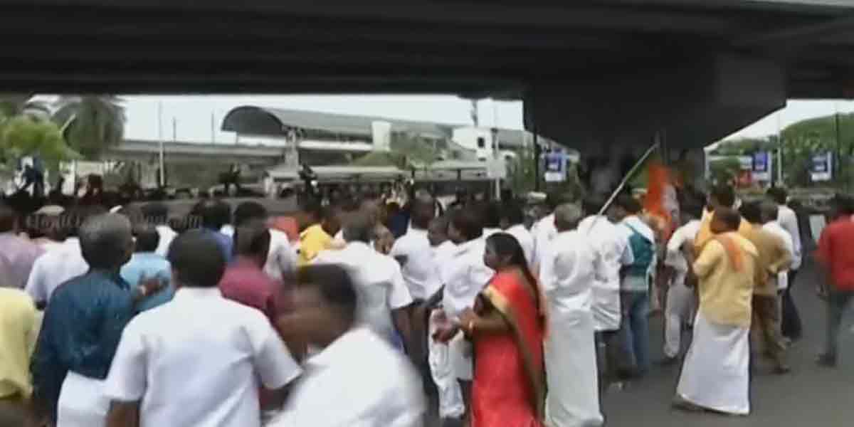 BJP-Vck clash; Coimbate in the tension